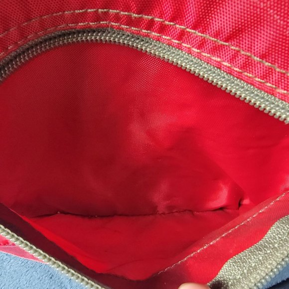 LL Bean Deluxe Book Pack 32L Nylon Backpack Red School Casual Outdoors - Picture 10 of 10